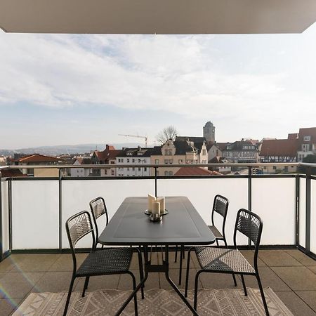 Dwellstay - Modernes Apartment I 55Qm I 2 Zimmer I Kueche I Bad I Terrasse I Tv I Wlan Bad Hersfeld Luaran gambar